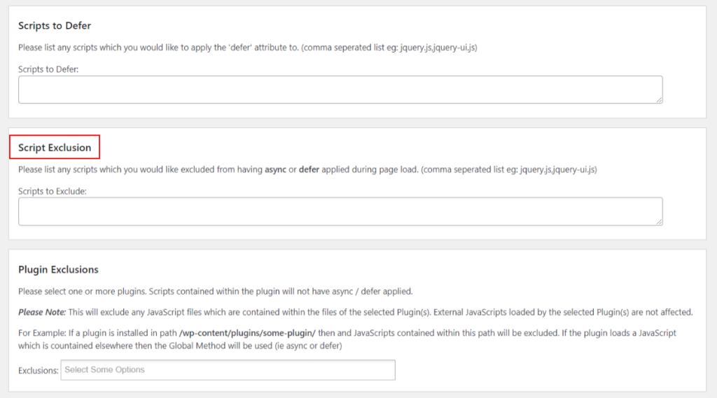 Basic Async JavaScript settings